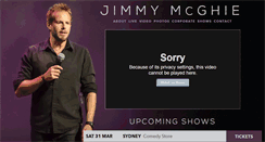 Desktop Screenshot of jimmymcghie.com