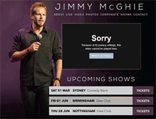 Tablet Screenshot of jimmymcghie.com